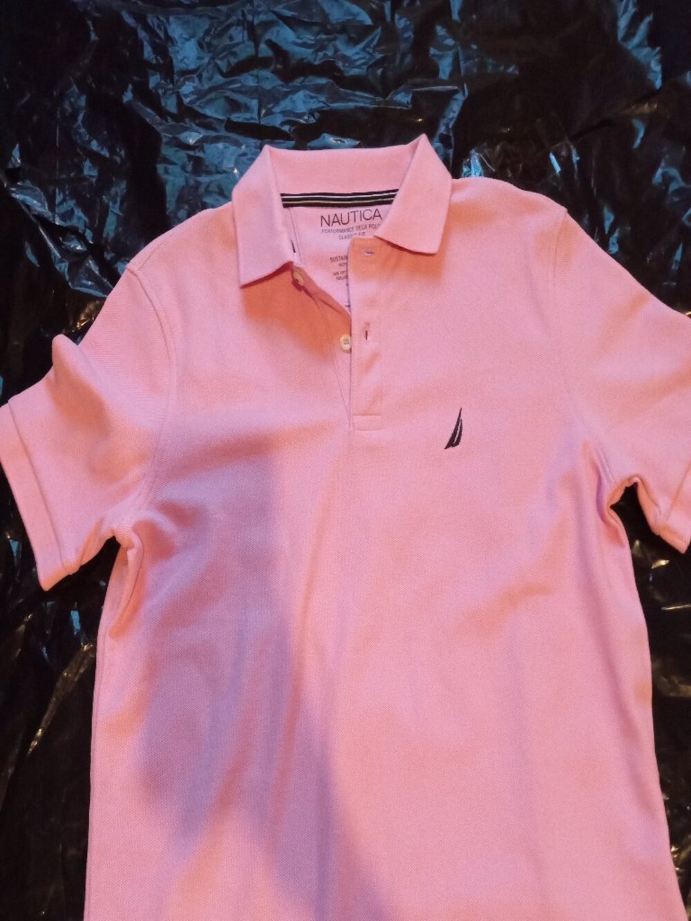 (Bundle Deal) Nautica Pink Short Sleeve Polo Mens XS